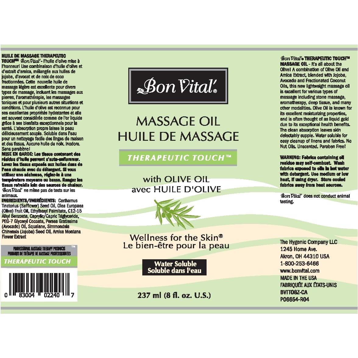 Aceite de Masaje Terapéutico Bon Vital 226g - Hidrata y Nutre