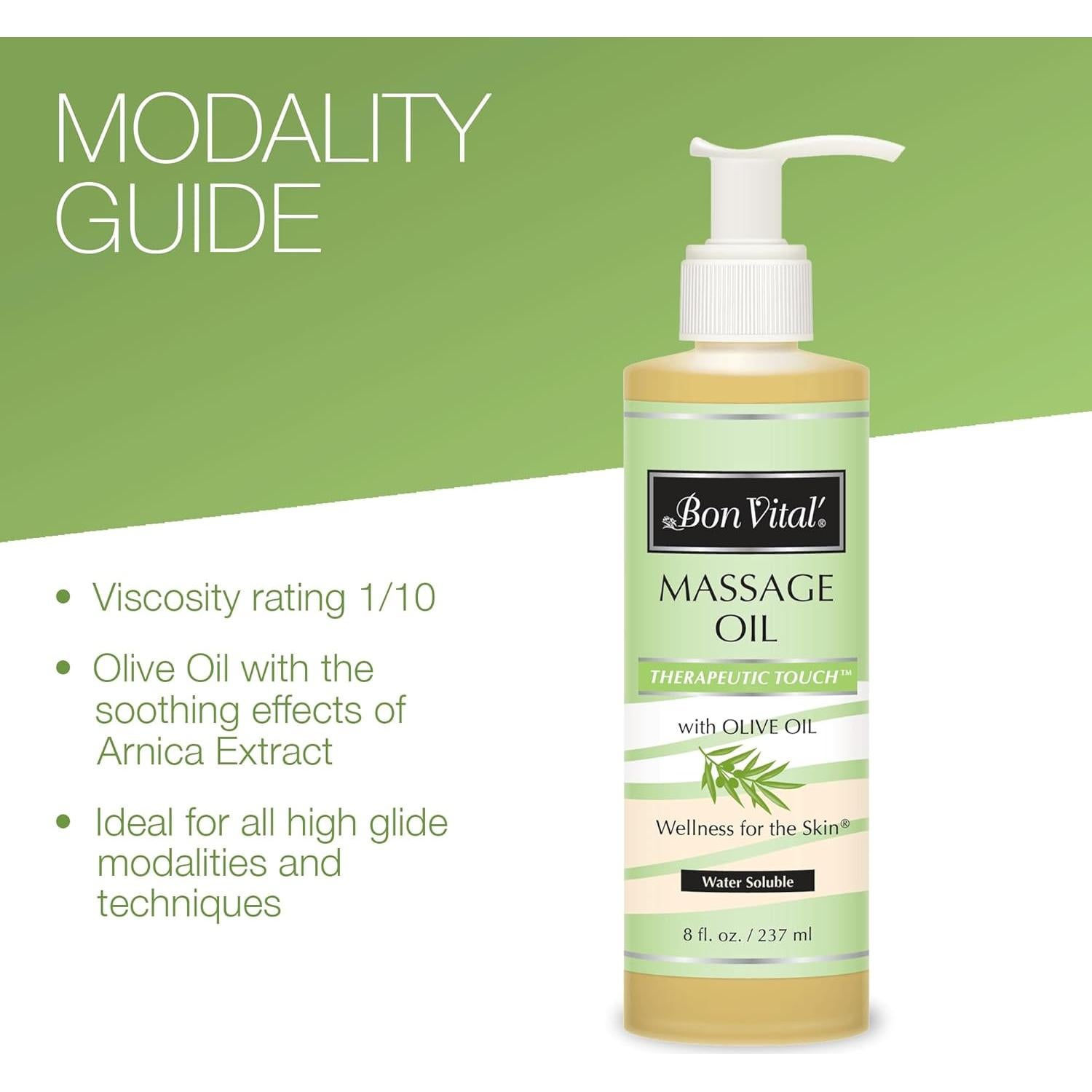 Aceite de Masaje Terapéutico Bon Vital 226g - Hidrata y Nutre