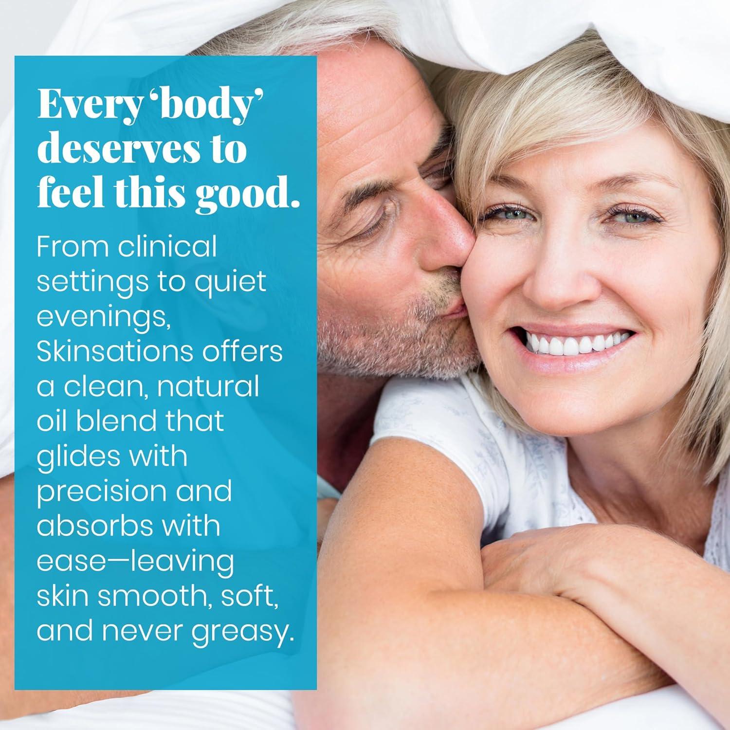 Aceite de Masaje Sin Fragancia Skinsations 473ml - Hidratante Ligero