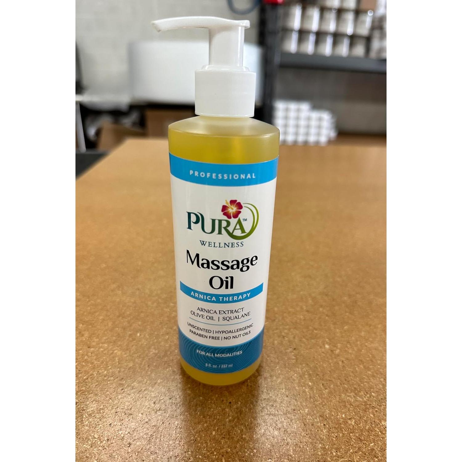 Aceite de Masaje Hipoalergénico PURA 1st 240ml Sin Fragancia