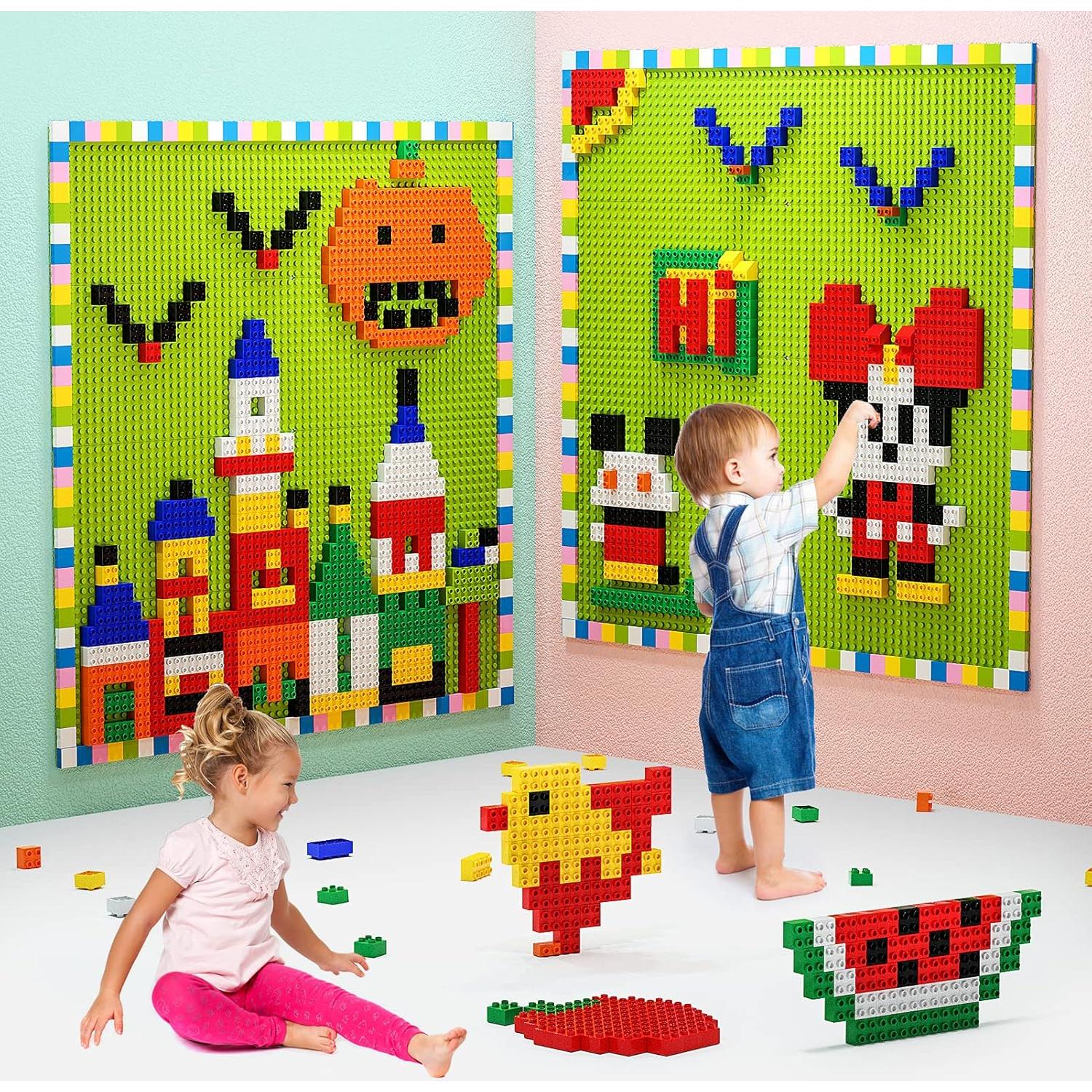 Bloques de Construcción Burgkidz - 8 Placas Base Verdes