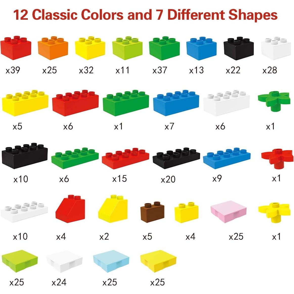 Bloques de Construcción Burgkidz - 8 Placas Base Verdes