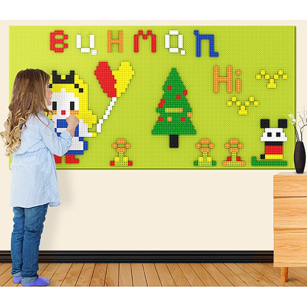 Bloques de Construcción Burgkidz - 8 Placas Base Verdes