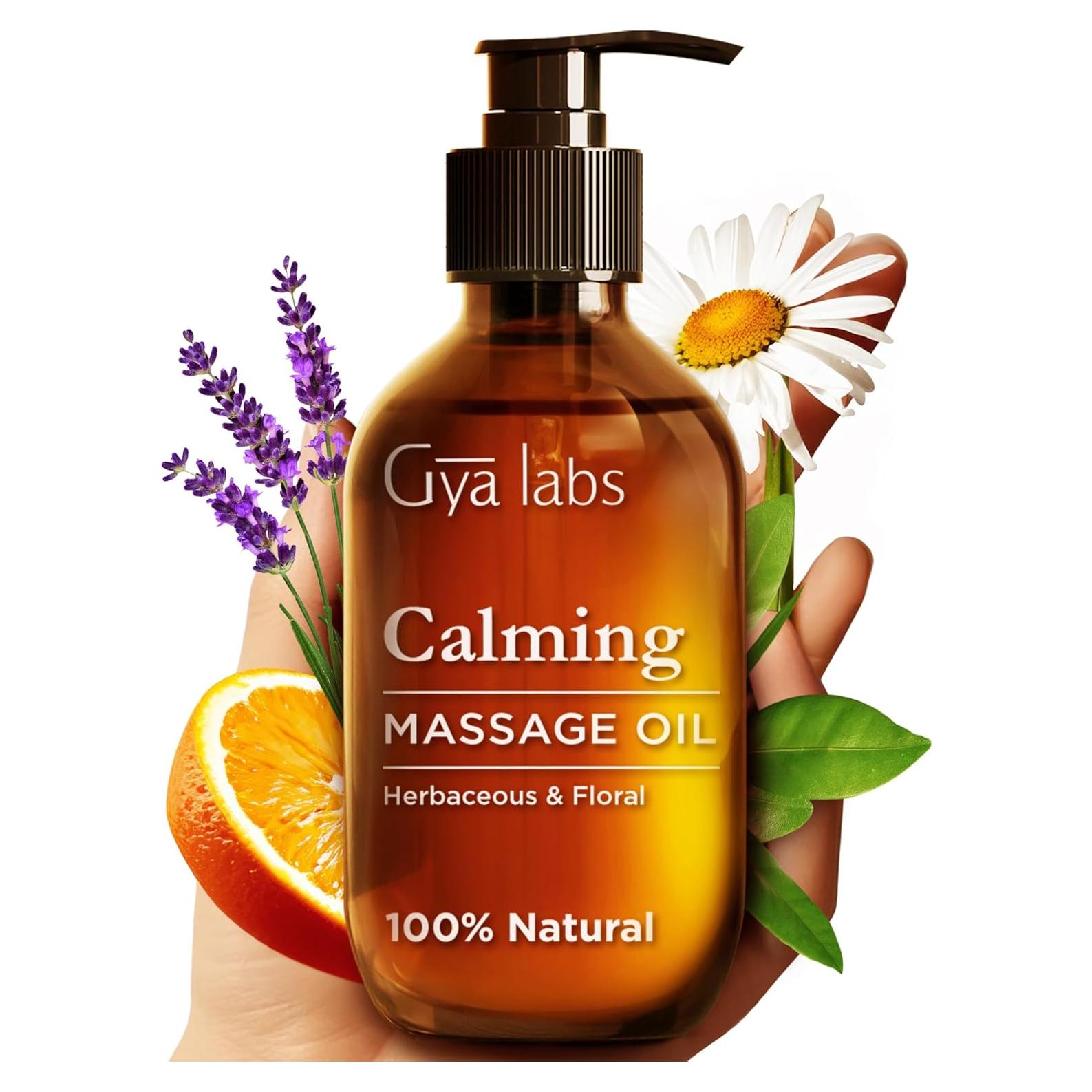 Aceite de Masaje Calmante Gya Labs 200 ml - Alivio Muscular