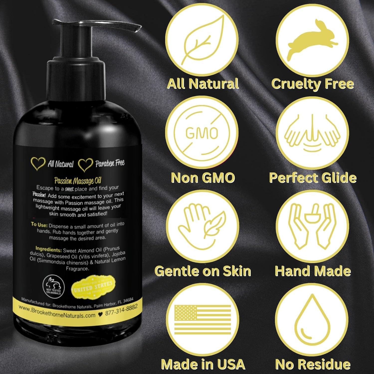 Aceite de Masaje Passion Set 2 Piezas Limón Crème & Paraíso Tropical