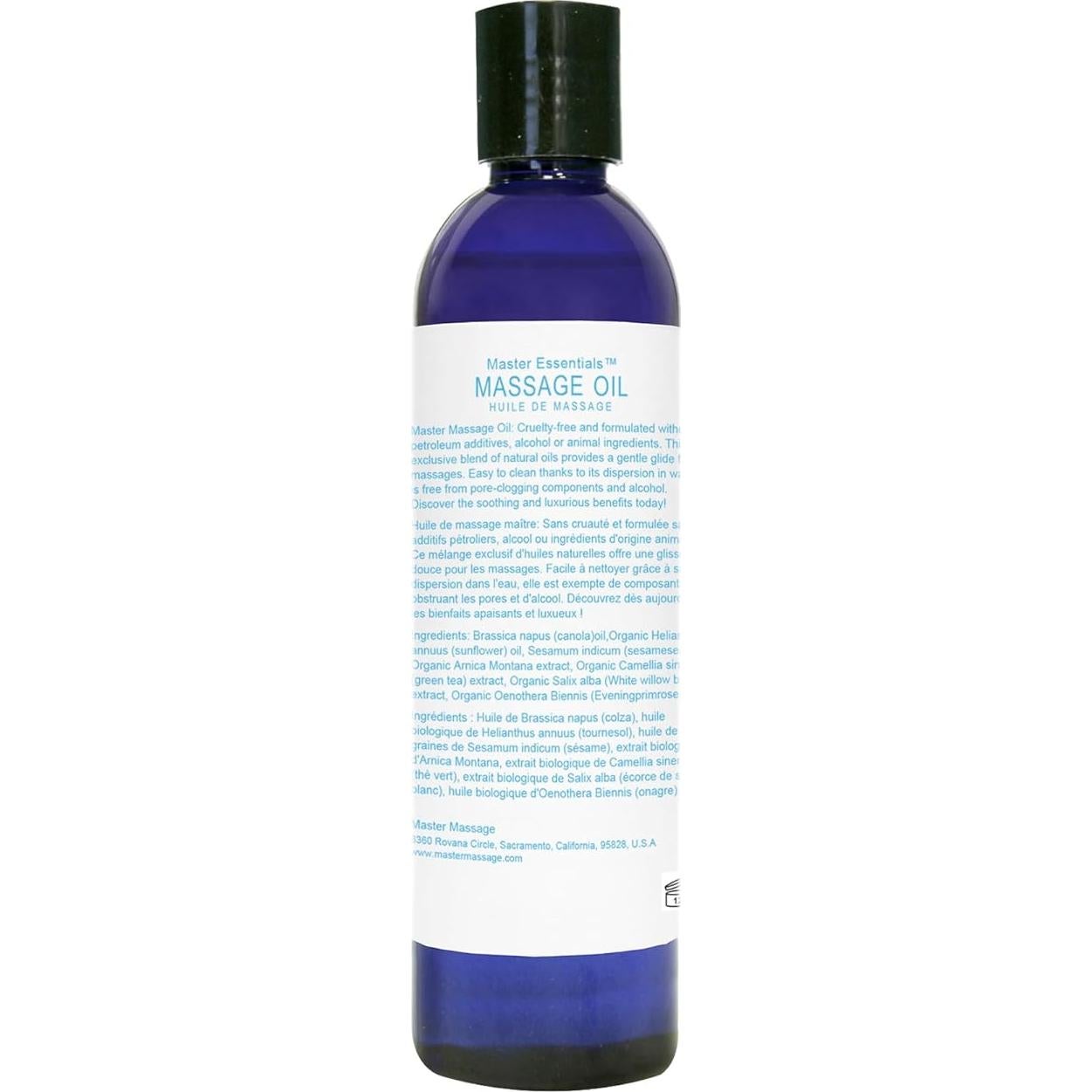 Aceite de Masaje Sin Aroma Master Massage 236.6 ml