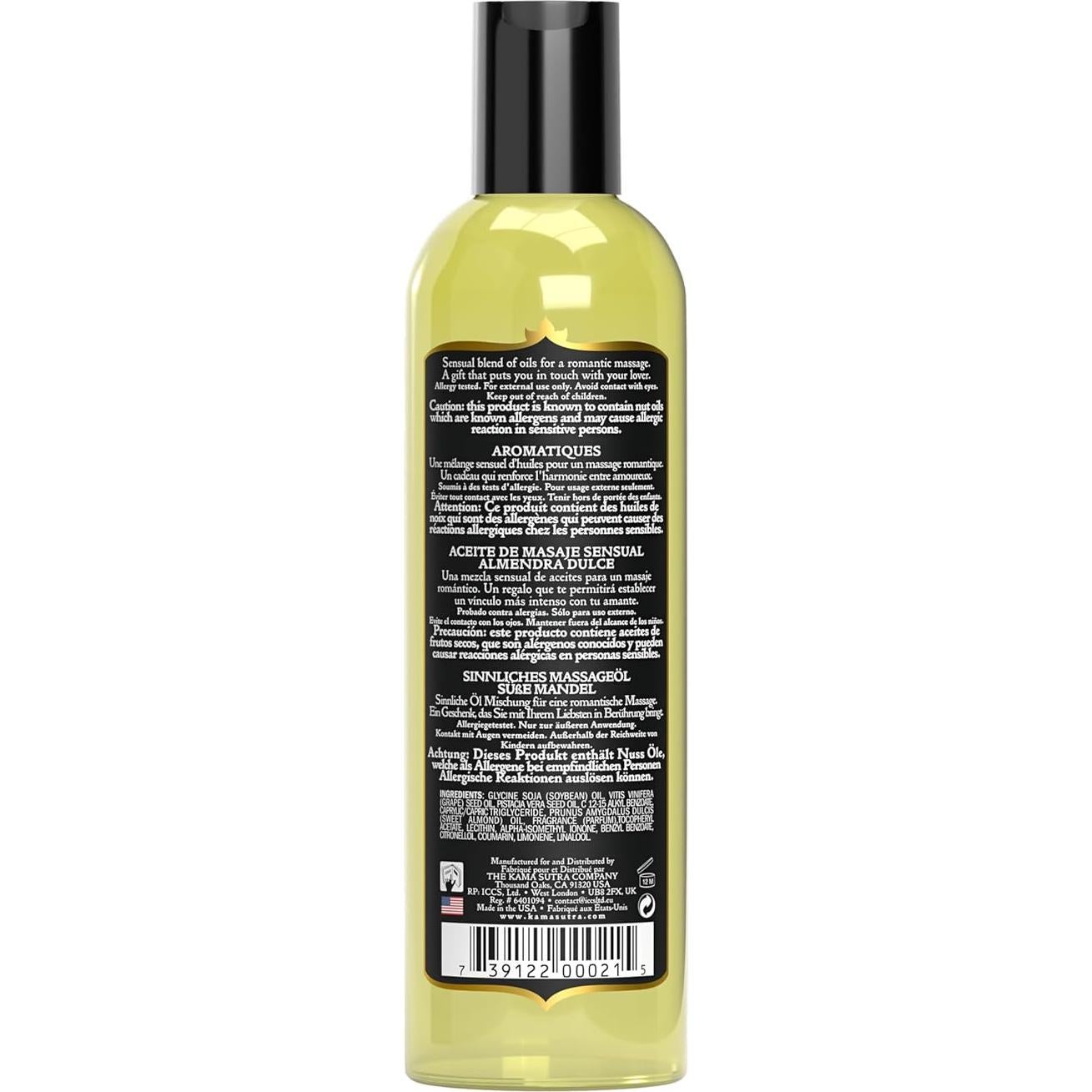Aceite de Masaje Aromático KAMA SUTRA Almendra Dulce 226ml