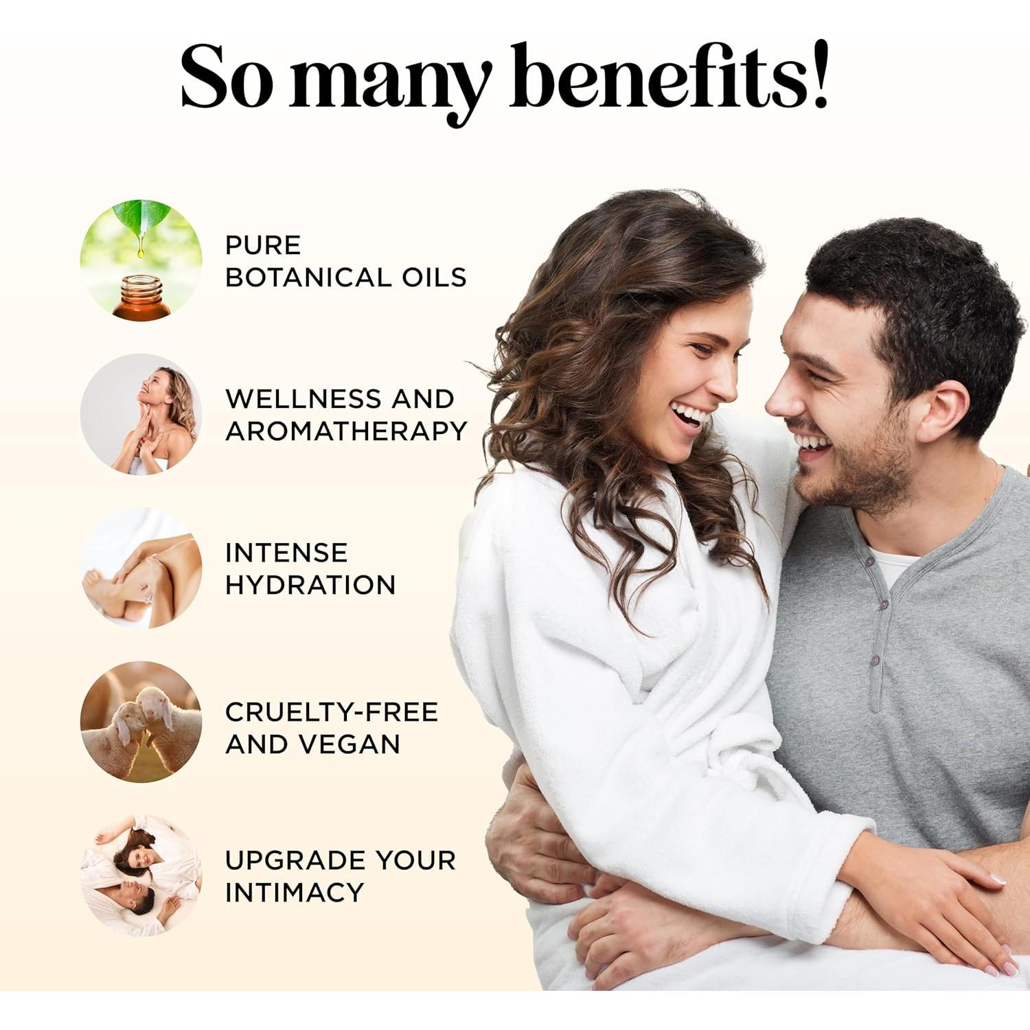 Aceite de Masaje Honeydew 236ml Crema de Vainilla Natural