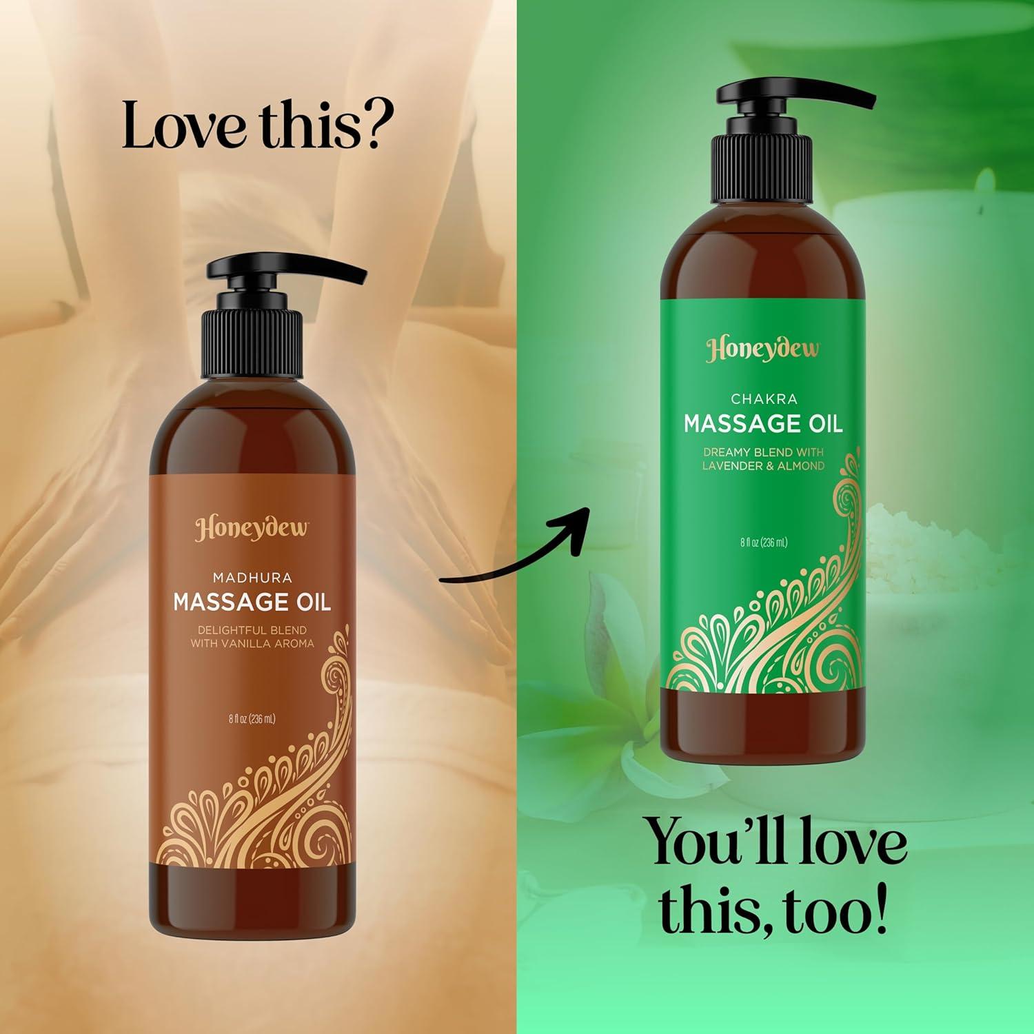 Aceite de Masaje Honeydew 236ml Crema de Vainilla Natural