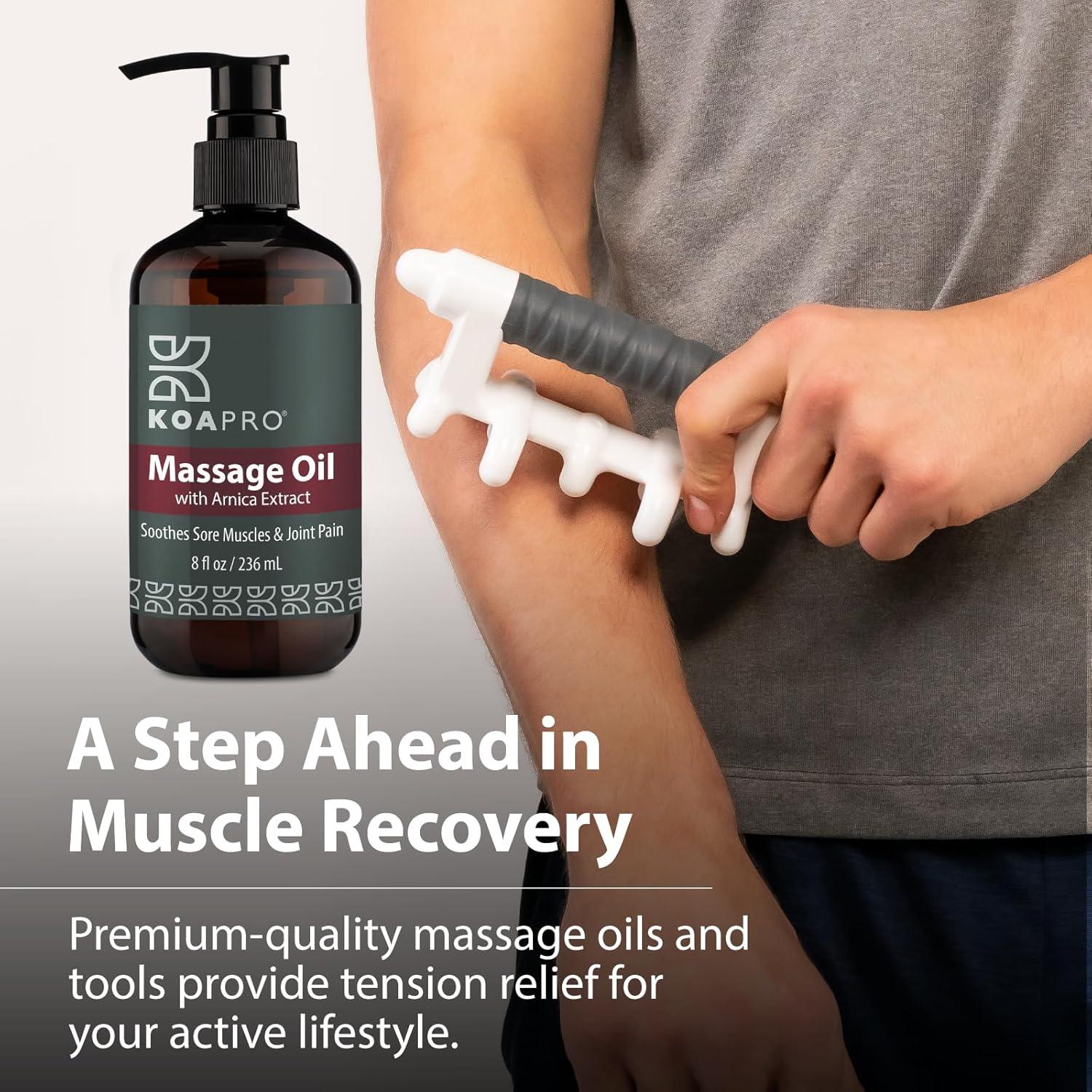 Aceite de Masaje KOAPRO 236.6 ml - Alivio Dolor Árnica y Lavanda