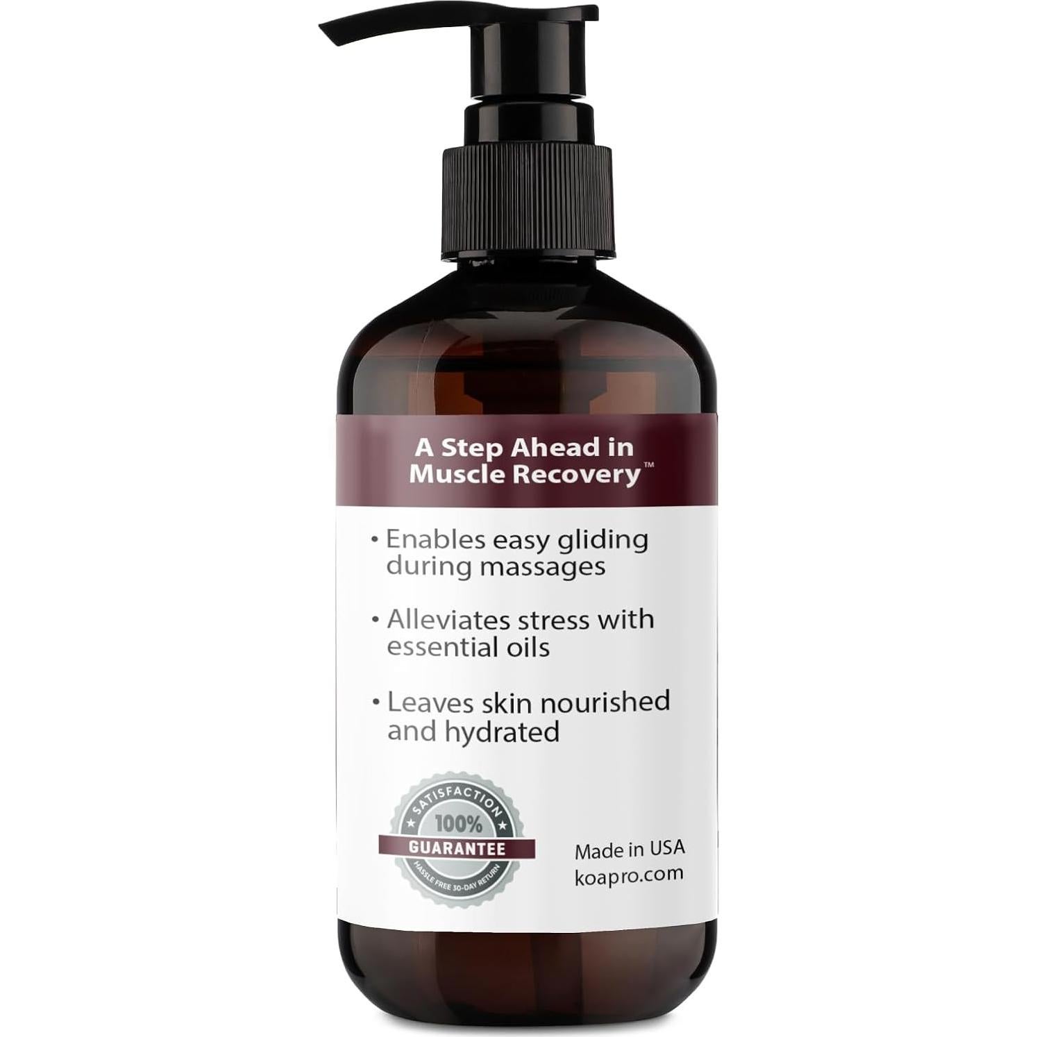 Aceite de Masaje KOAPRO 236.6 ml - Alivio Dolor Árnica y Lavanda