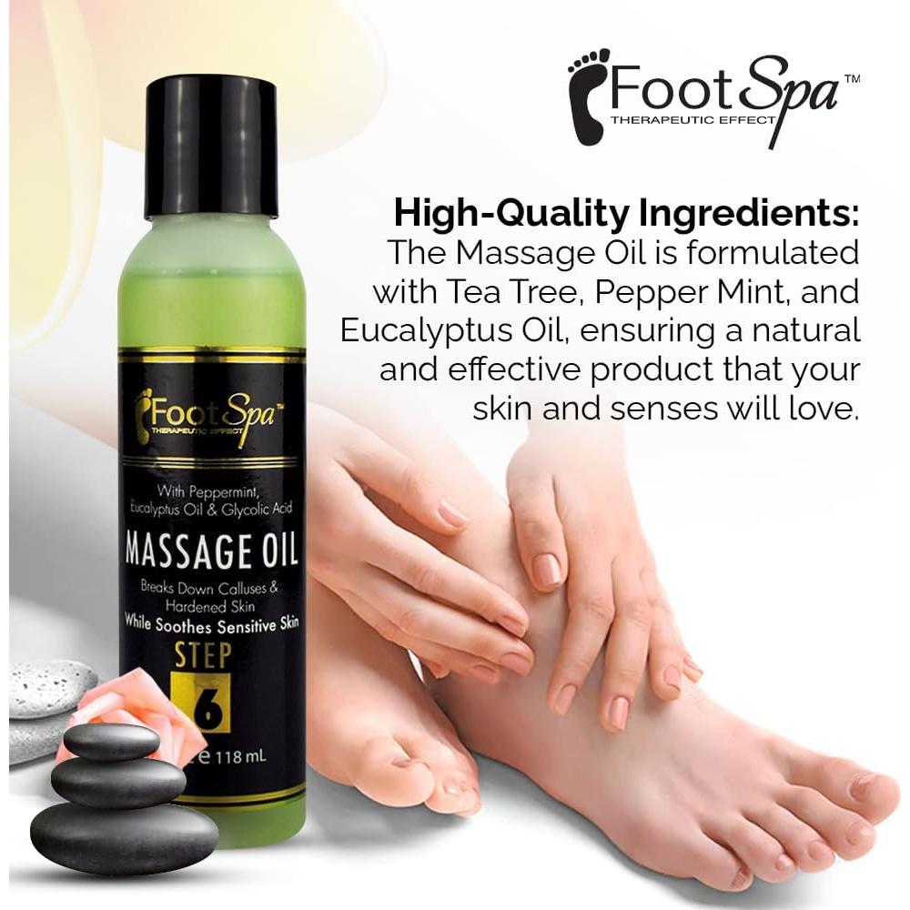 Aceite de Masaje para Pies Chemco 113.4 ml - Relajante y Nutritivo