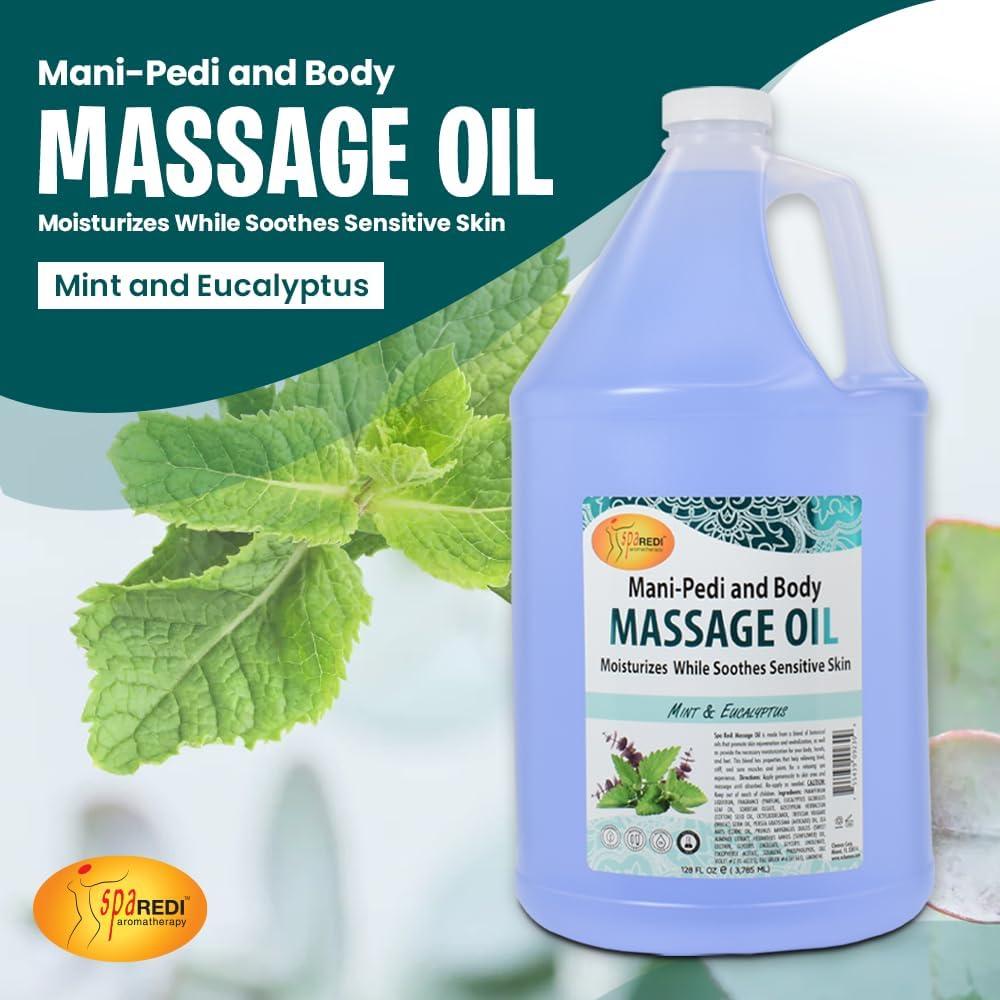 Aceite de Masaje SPA REDI Menta Eucalipto 3.79 L Terapia
