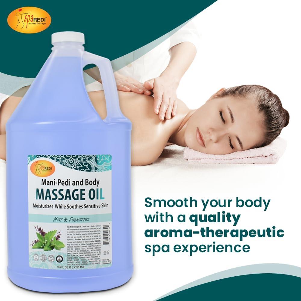 Aceite de Masaje SPA REDI Menta Eucalipto 3.79 L Terapia