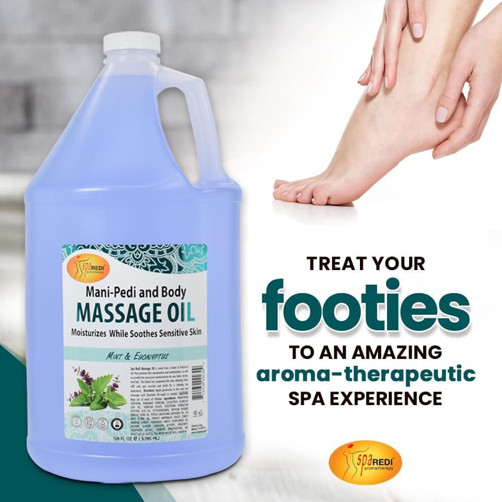 Aceite de Masaje SPA REDI Menta Eucalipto 3.79 L Terapia