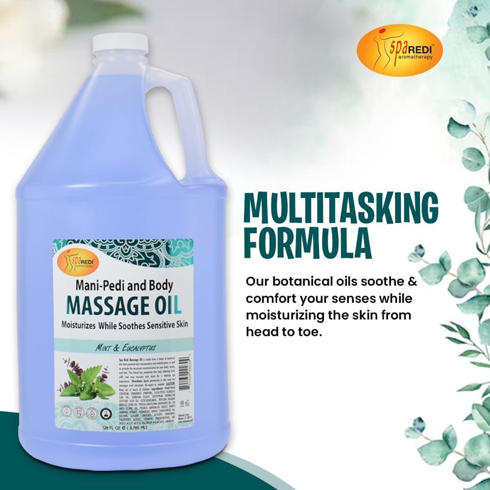Aceite de Masaje SPA REDI Menta Eucalipto 3.79 L Terapia