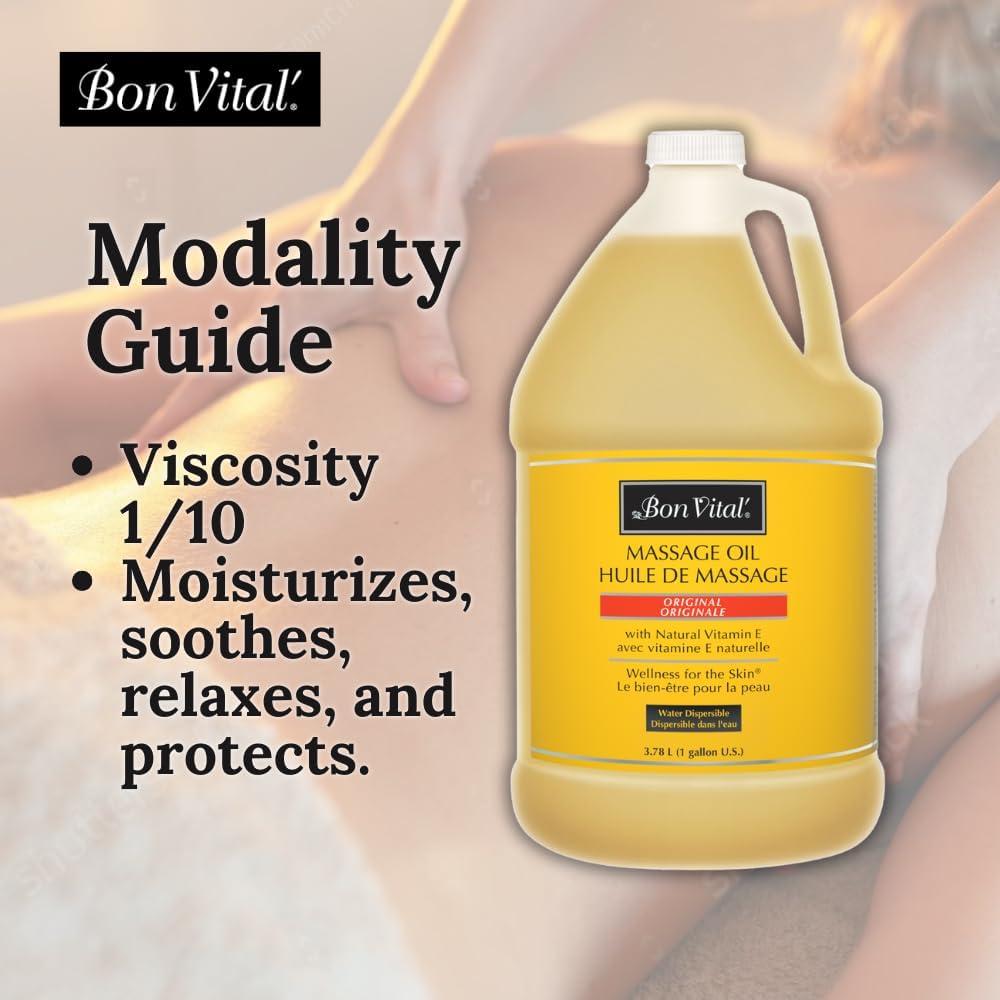 Aceite de Masaje Bon Vital Original 3.4 kg, Versátil y Hidratante