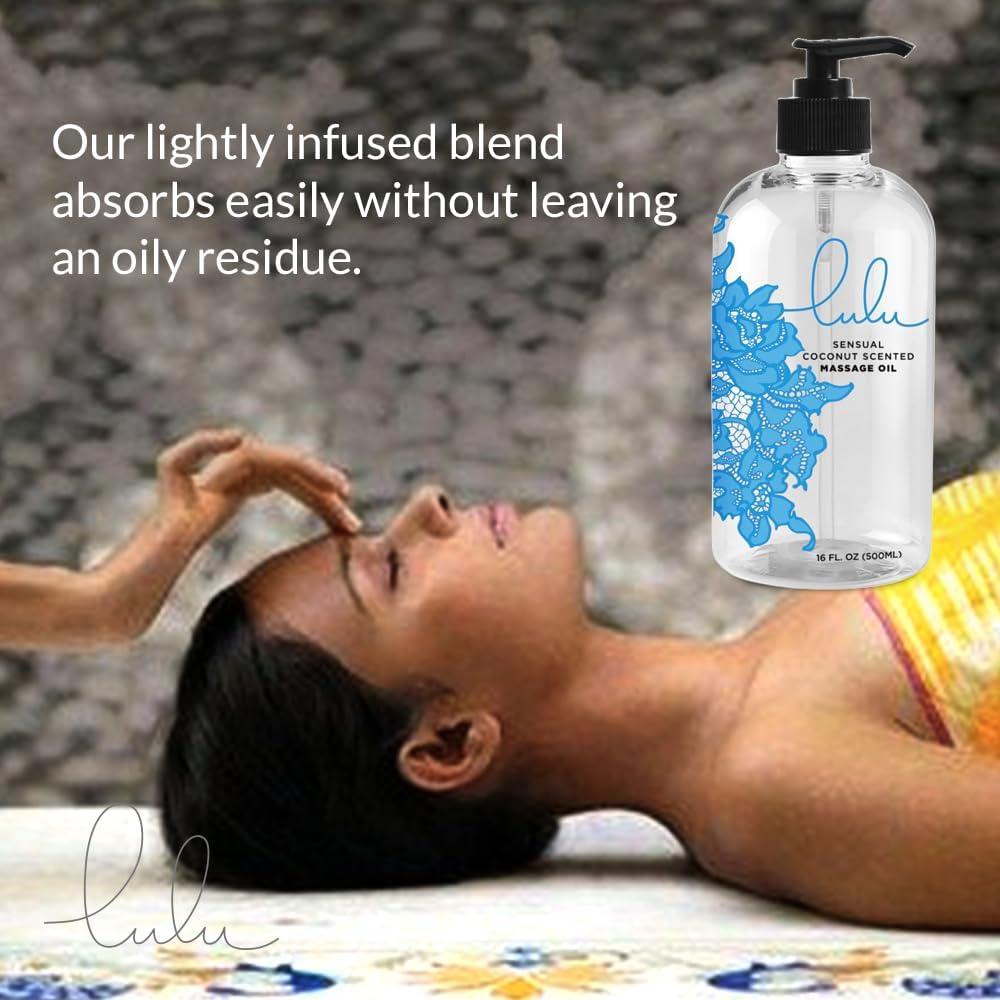 Aceite de Masaje Lulu con Coco Fraccionado 0.47L