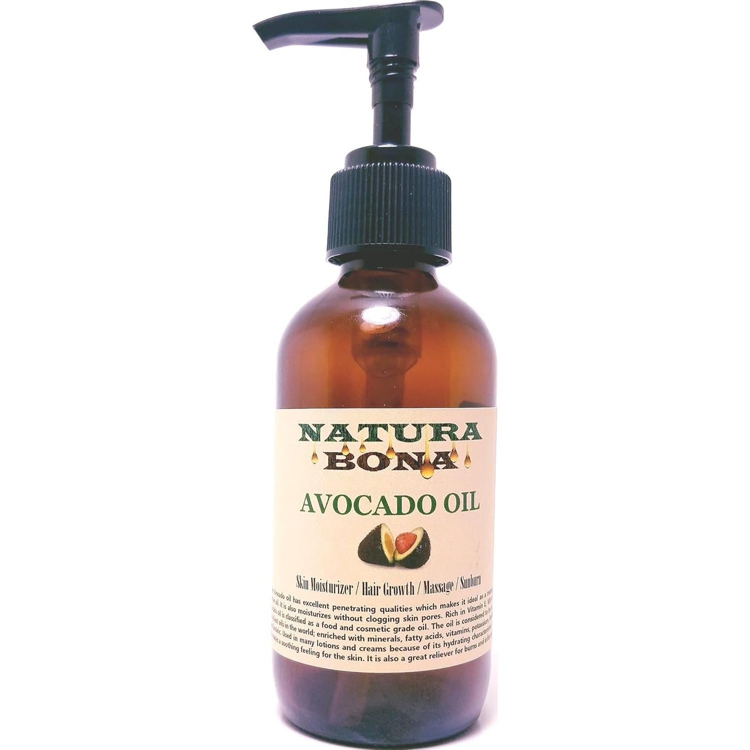 Aceite de Aguacate Puro Orgánico Natura Bona 118 ML Hidratante