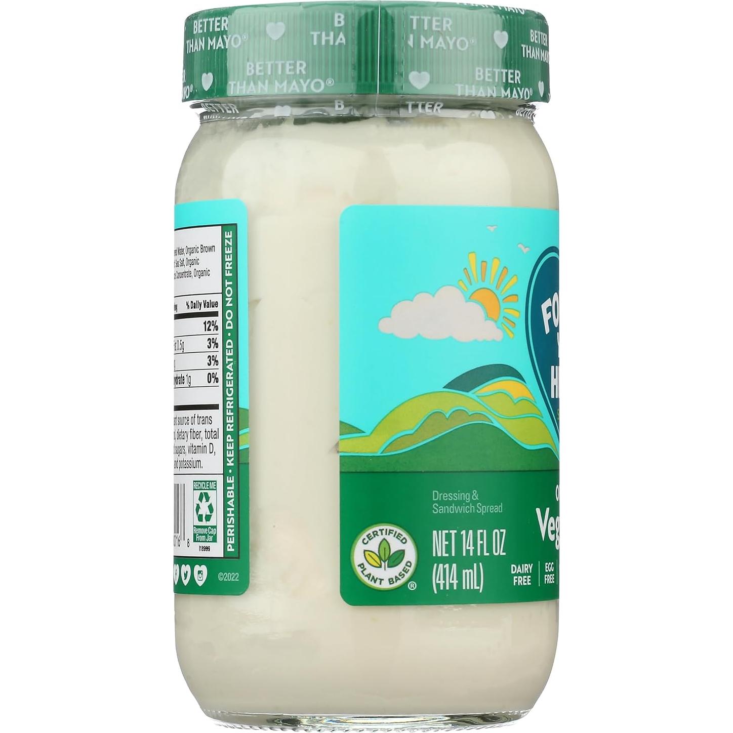 Vegenaise Orgánico Sigue Tu Corazón 473 ml Sin Gluten