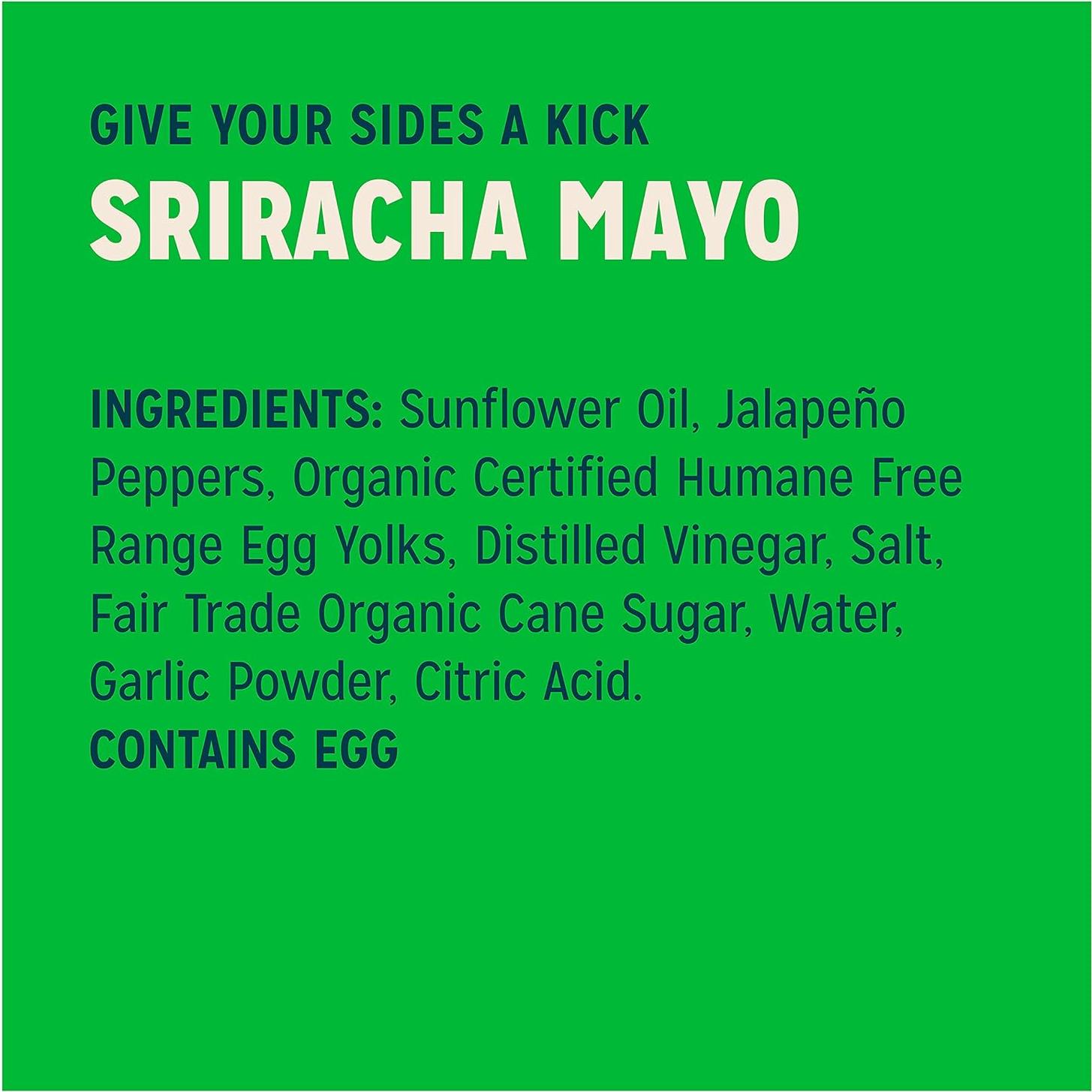 Mayonesa Sriracha Sir Kensington's 340 g Sin Gluten Non-GMO