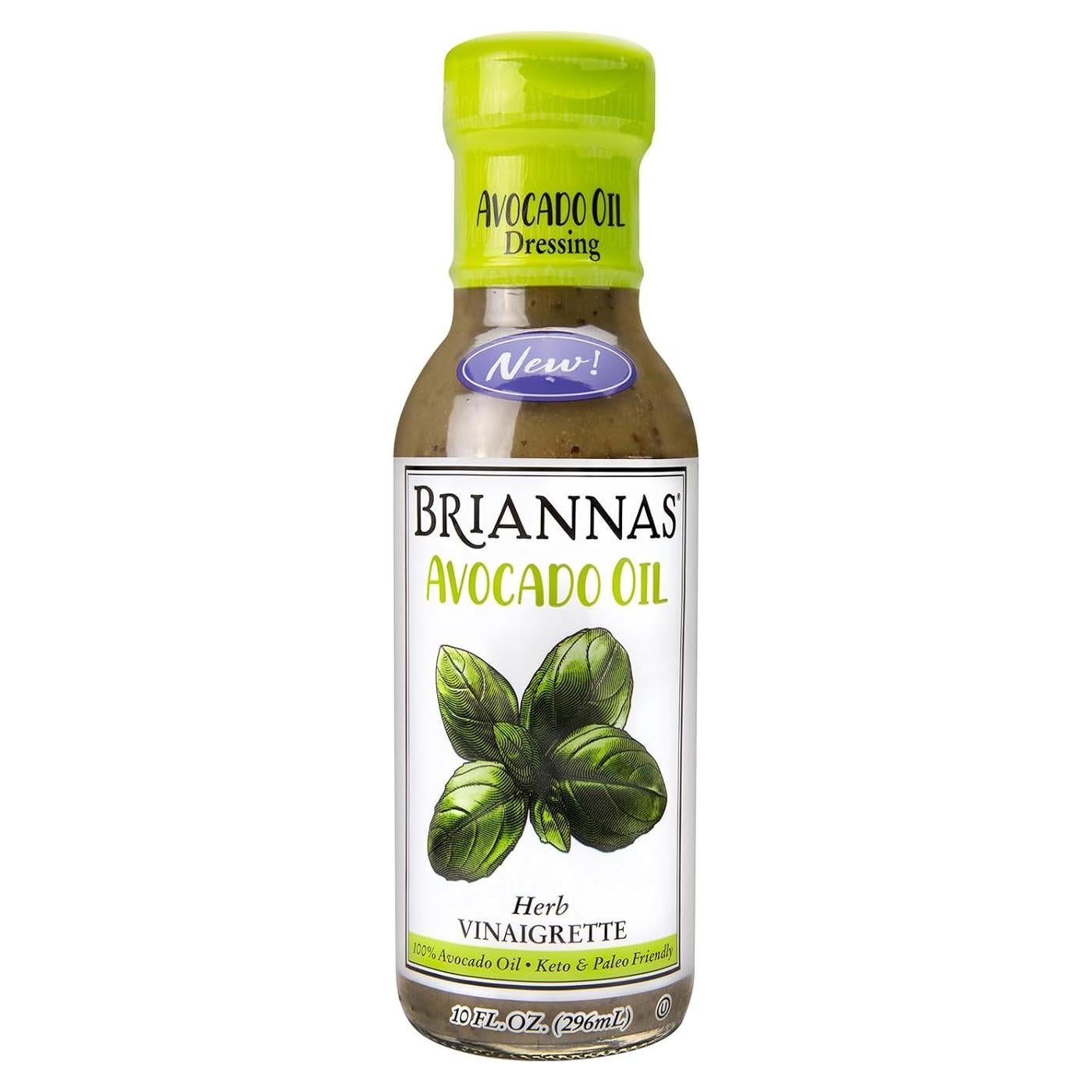Aderezo BRIANNAS Vinagreta de Hierbas con Aceite de Aguacate 296 ml