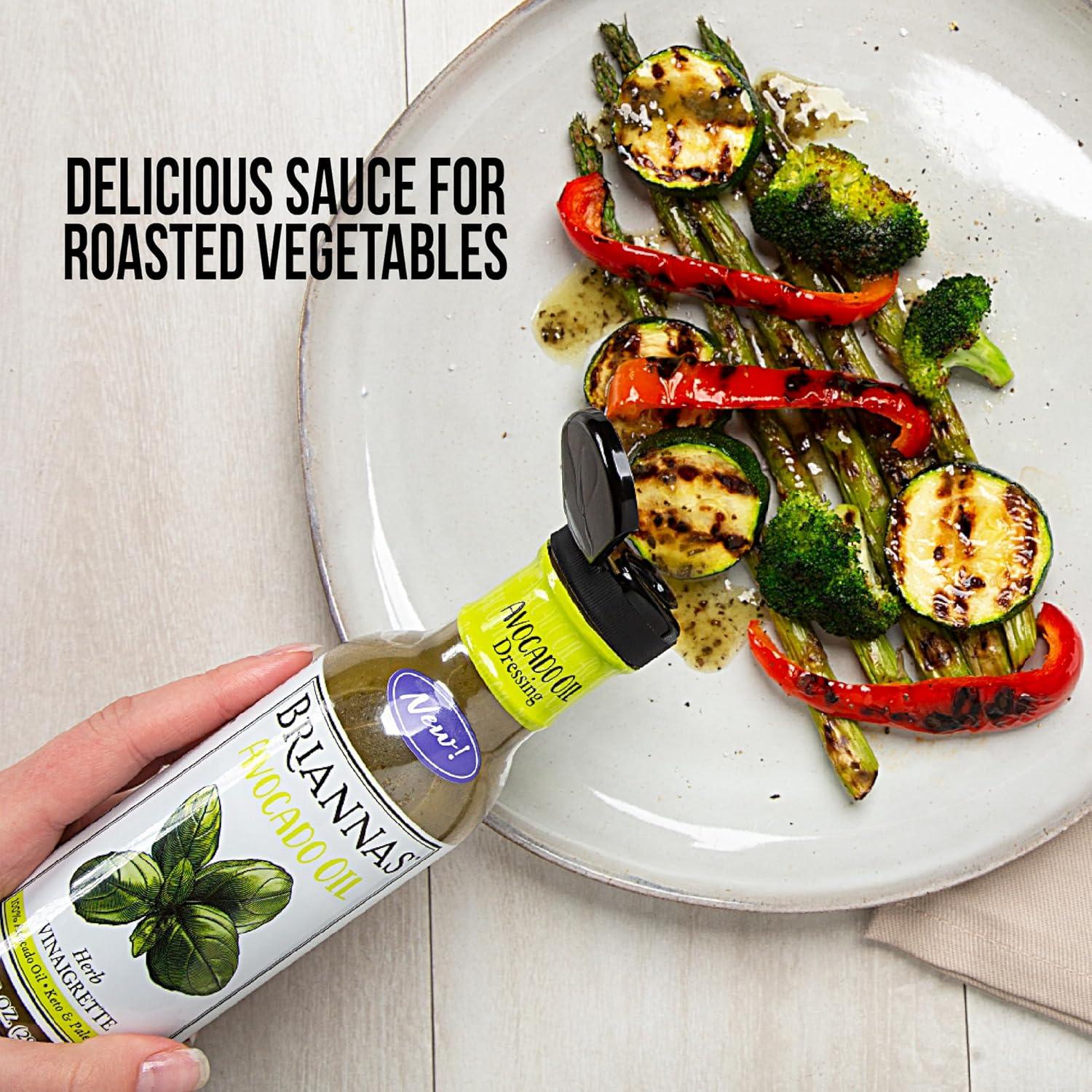 Aderezo BRIANNAS Vinagreta de Hierbas con Aceite de Aguacate 296 ml