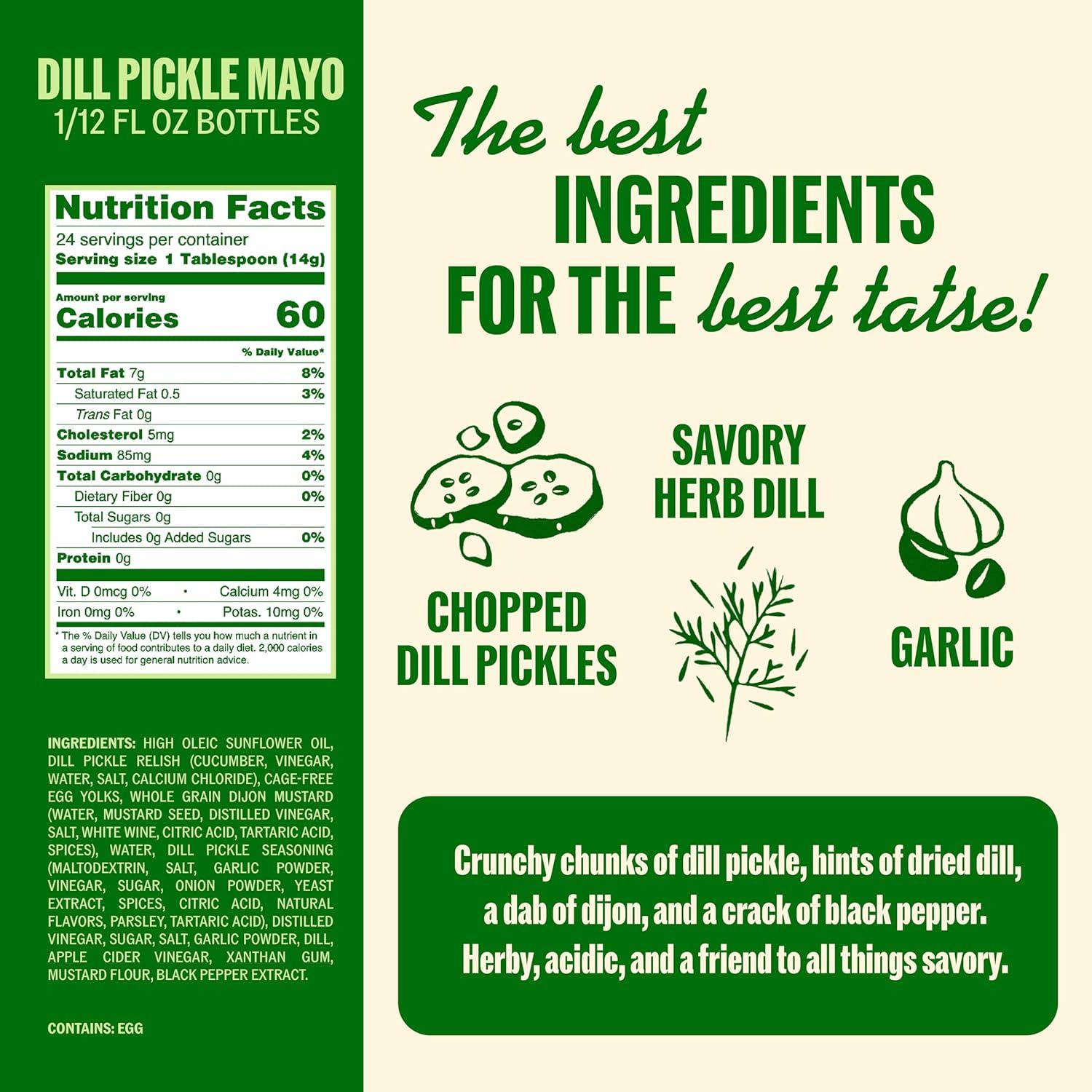 Salsa Sando Ayoh Foods 355ml - Pepinillo en Vinagre Cremosa