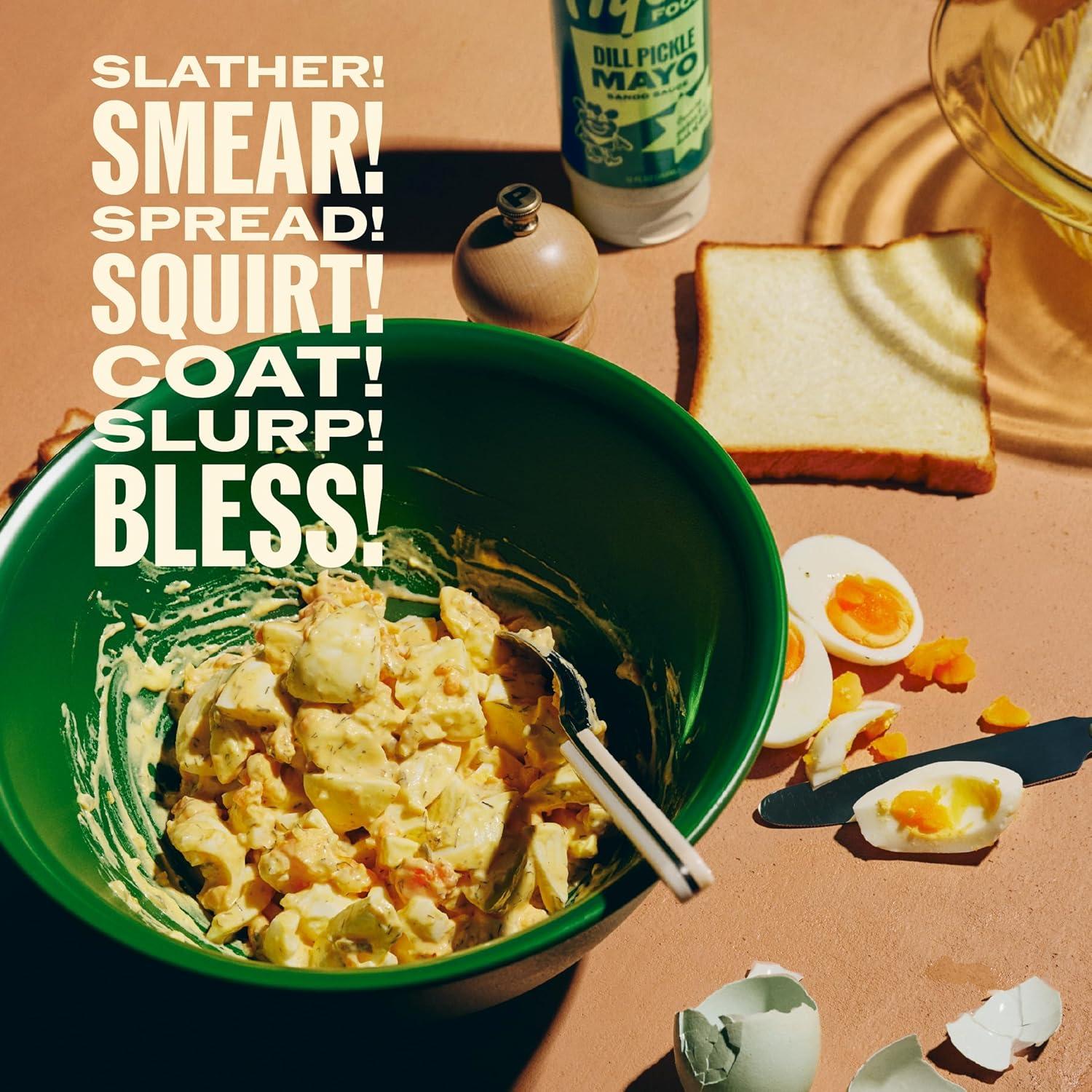 Salsa Sando Ayoh Foods 355ml - Pepinillo en Vinagre Cremosa