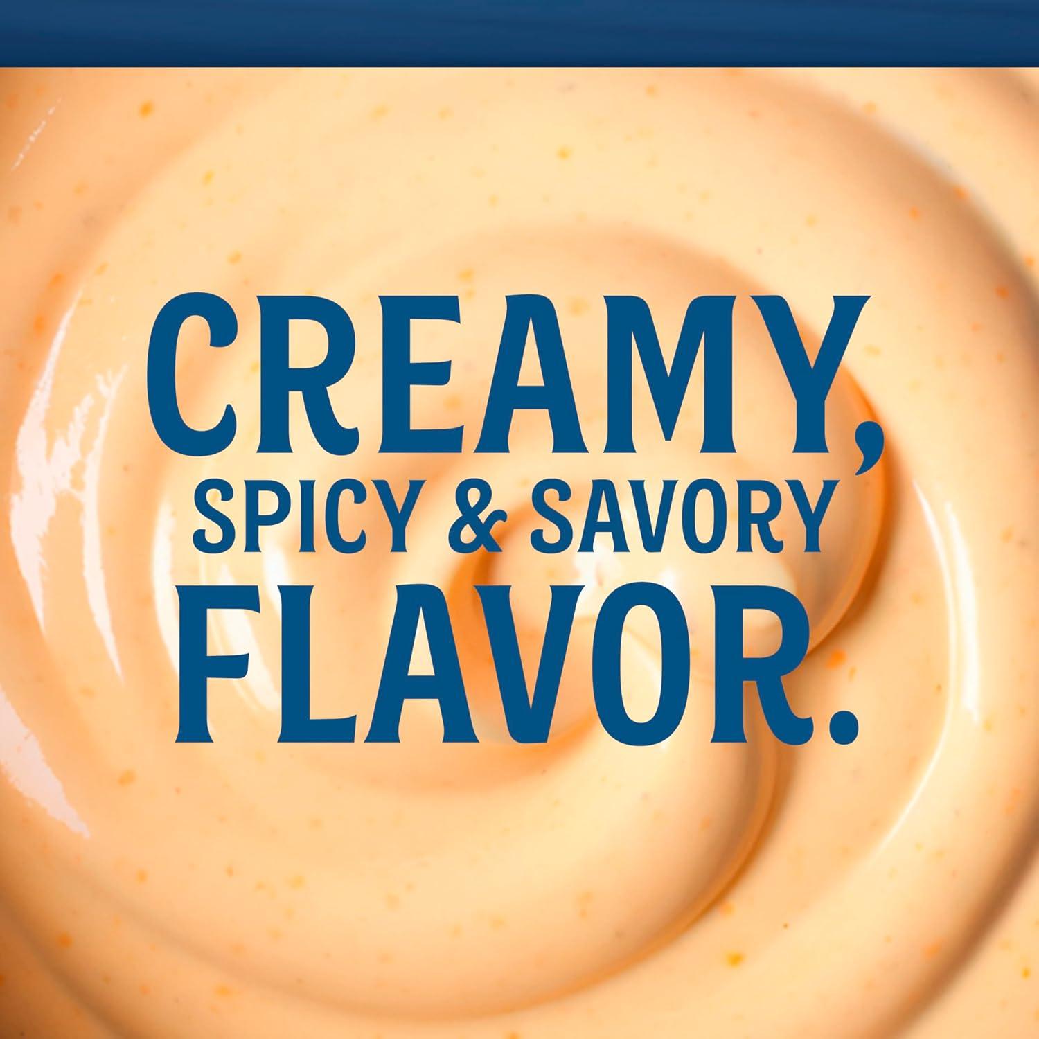 Dip Estilo Mayonesa Hellmann's Ranch Picante 340 g Sin Sabores Artificiales