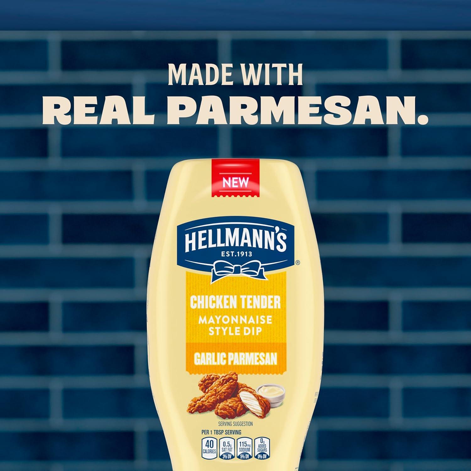 Dip Estilo Mayonesa Hellmann's Pollo Ajo Parmesano 340 g