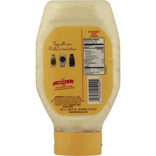 Mayonesa Squeeze Duke's 510 g - Paquete de 2