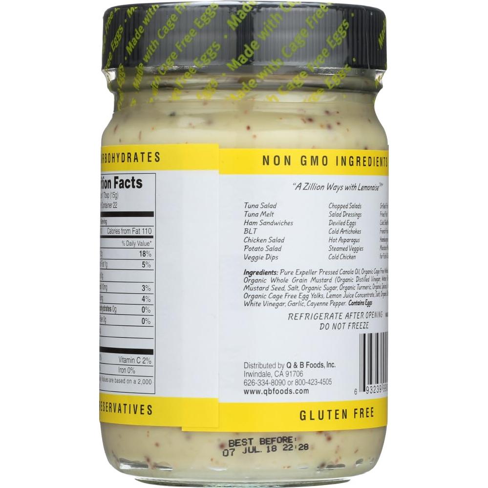 Mayonesa Picante de Limón Lemonaise 100% Natural 710 ml