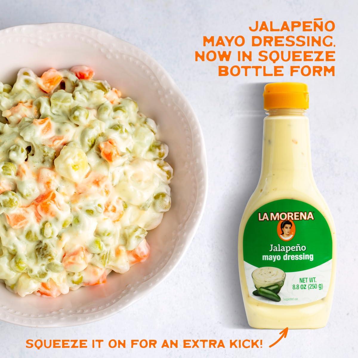 Aderezo de Mayo con Jalapeño La Morena 248g - Sabor Mexicano