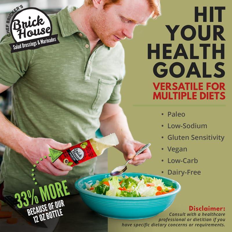 Aderezo Vegano de Aguacate Brick House 340 g Sin Gluten