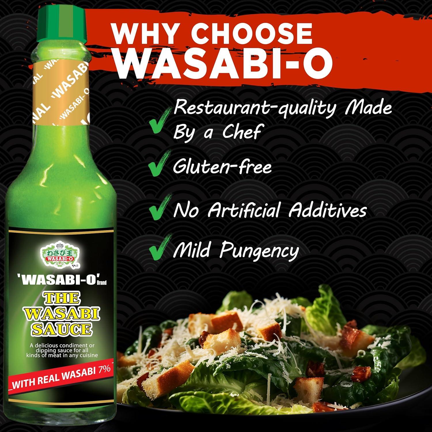 Paquete Salsa Verde Picante Wasabi-O 232 g - Vegana y Sin Gluten