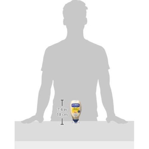 Mayonesa Hellmann's Squeeze 100% Huevos Libres 567g - Paquete 12