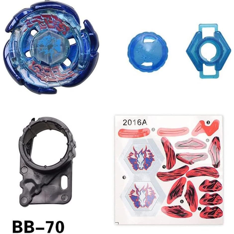 Beyblade Burst Gyros Set 6 Tops + 2 Lanzadores + Stickers