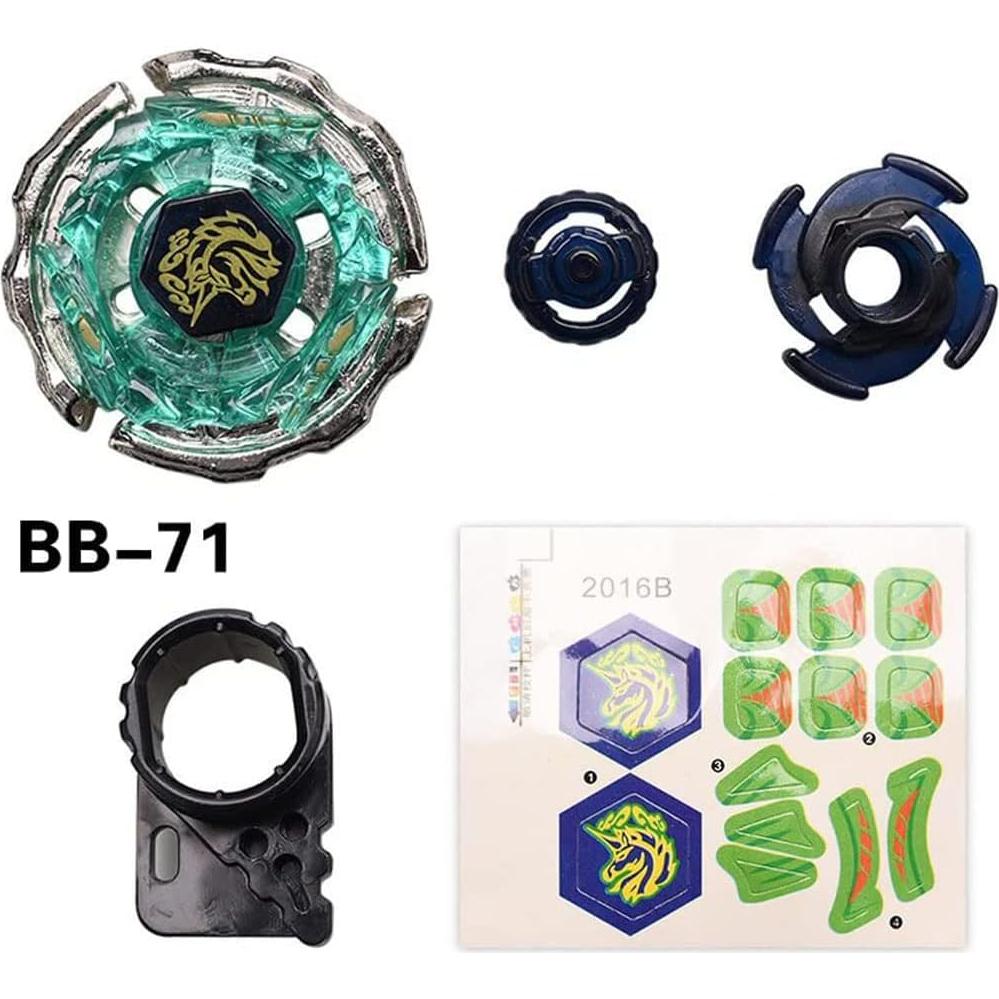 Beyblade Burst Gyros Set 6 Tops + 2 Lanzadores + Stickers