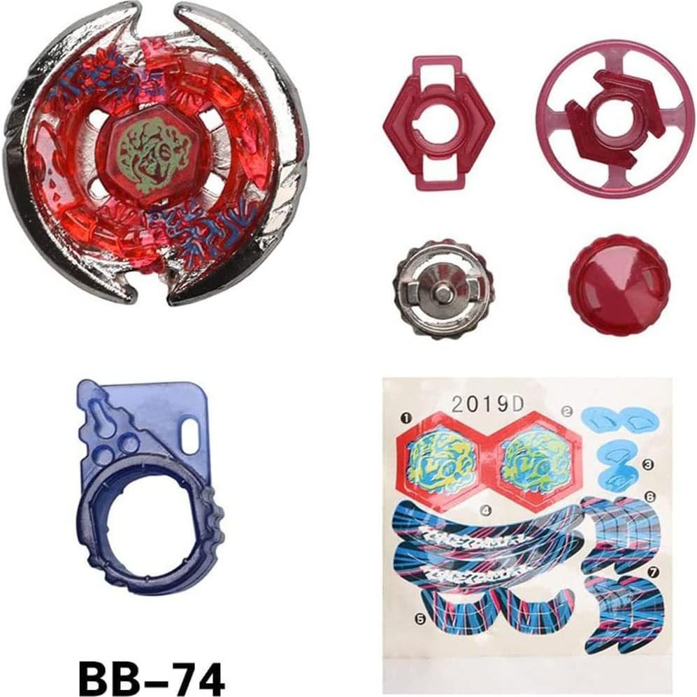 Beyblade Burst Gyros Set 6 Tops + 2 Lanzadores + Stickers