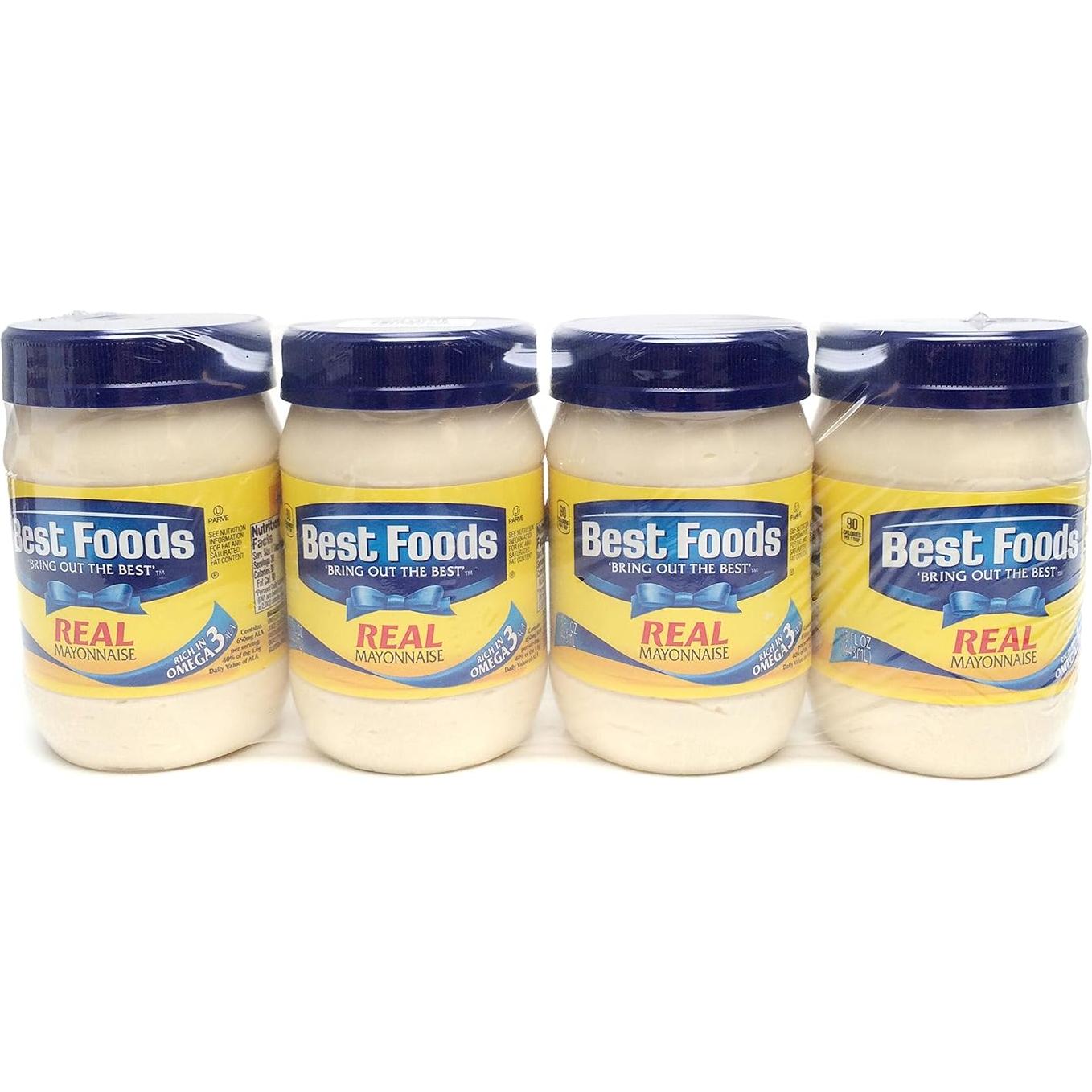 Mayonesa Real Mejores Alimentos 4 x 425 g - Ingredientes Reales