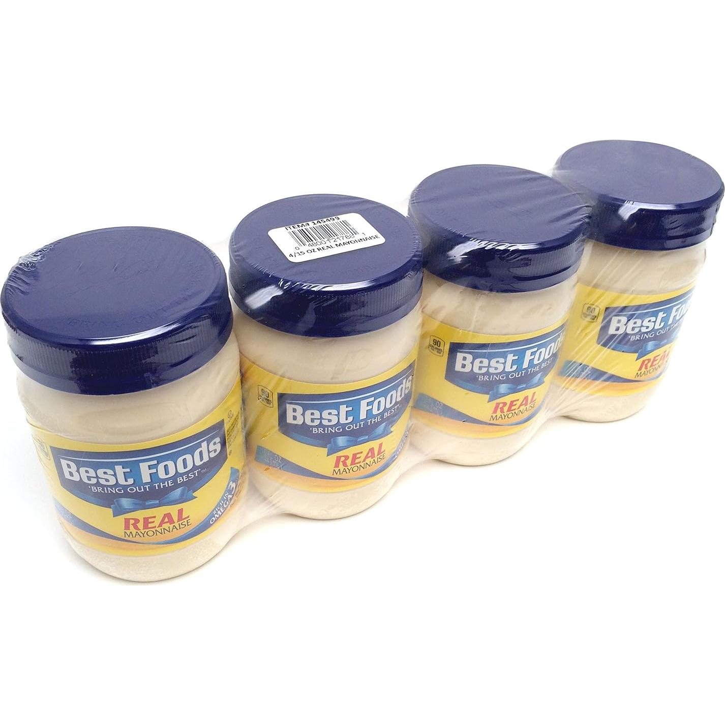 Mayonesa Real Mejores Alimentos 4 x 425 g - Ingredientes Reales