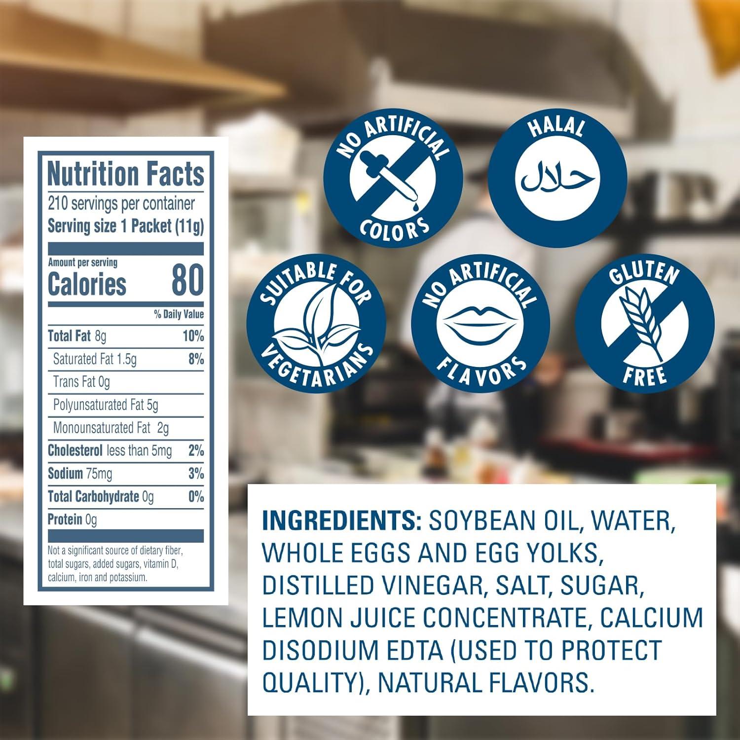 Mayonesa Real Mejores Alimentos 10.8 g - Paquete de 210 Stick