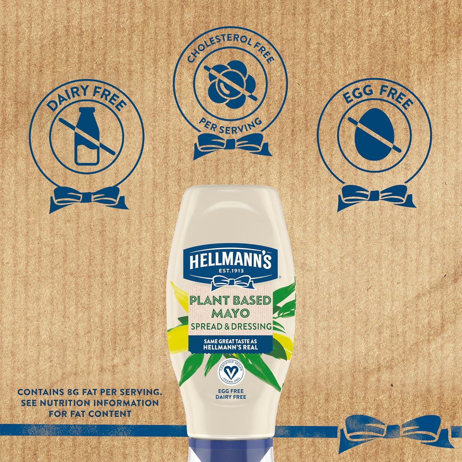 Aderezo Vegano Hellmann's 11.5 oz Libre de Huevos y Gluten