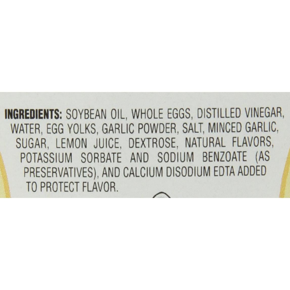 Mayonesa Woebers Ajo Tostado 311 ml - Natural y Sin Gluten