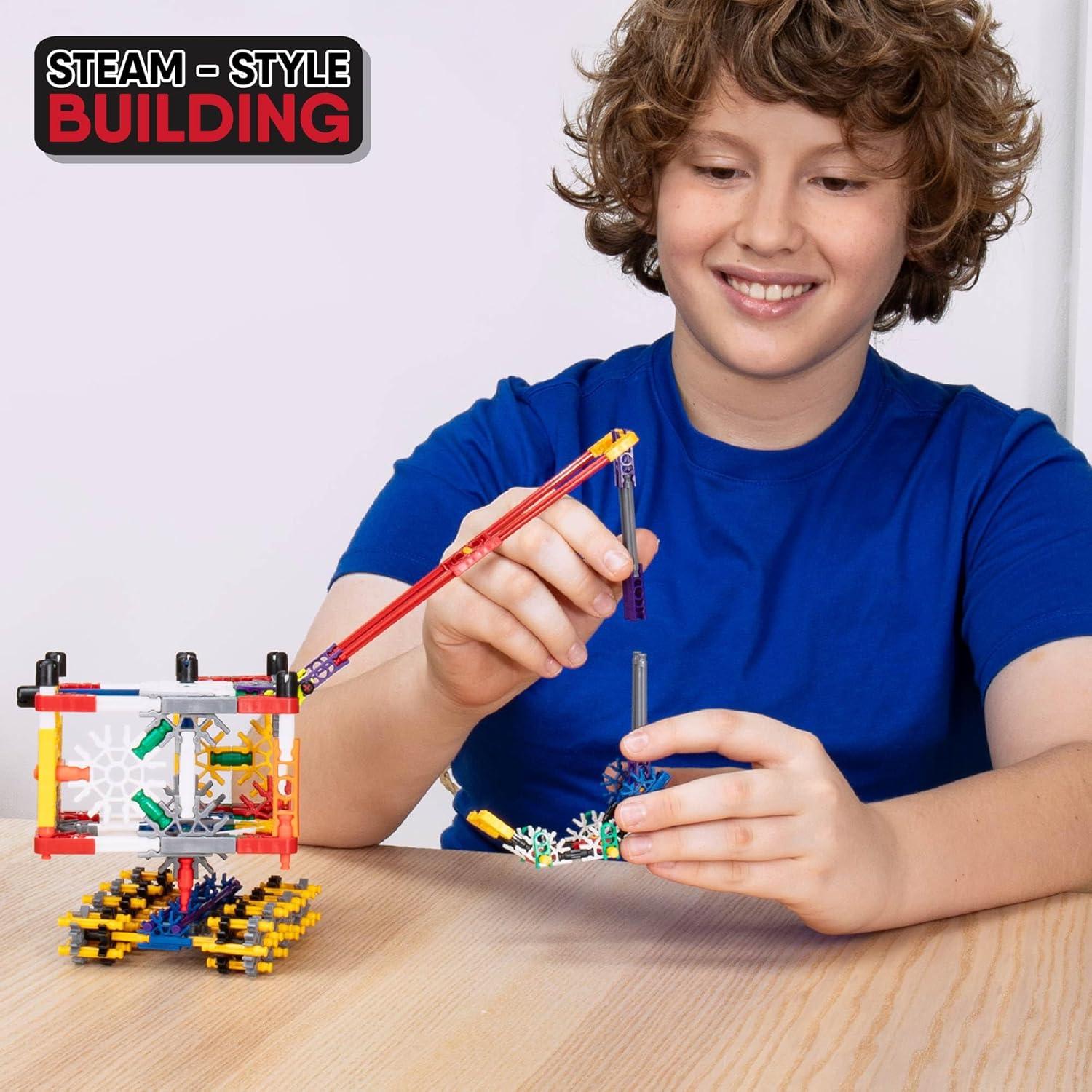 Juego de Construcción K'NEX 480 Piezas 35 Modelos STEM 7+