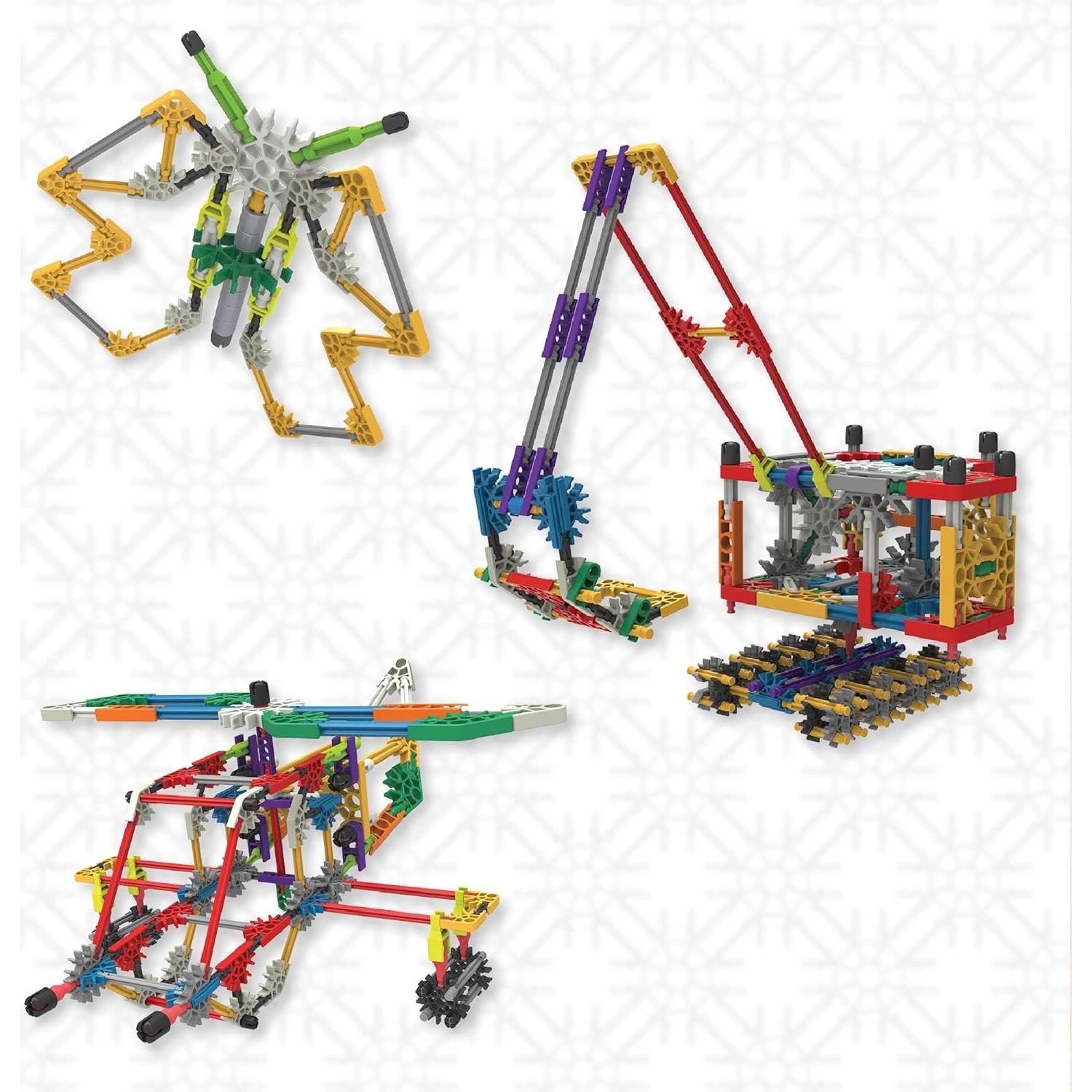 Juego de Construcción K'NEX 480 Piezas 35 Modelos STEM 7+