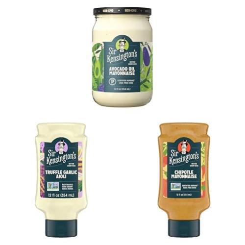 Paquete de Mayonesa Gourmet Sir Kensington - 3 Variedades 340g