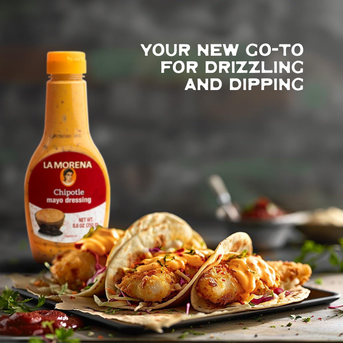 Aderezo de Mayo Chipotle La Morena 250g - Perfecto para Ensaladas y Sándwiches