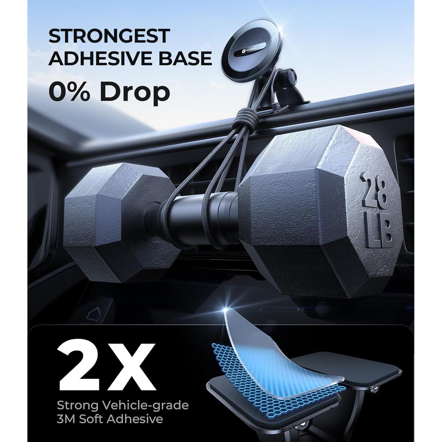 Soporte para Teléfono de Coche MagSafe VICSEED Negro 25N